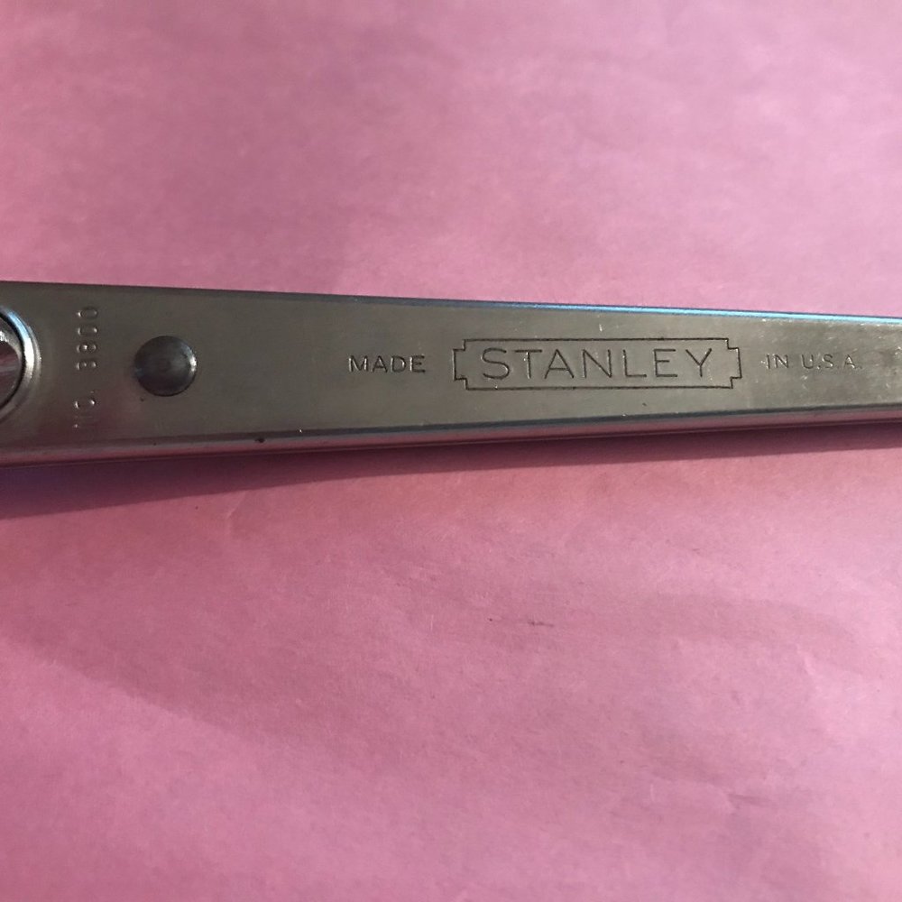 Vintage Stanley Yankee Ratcheting Flat Tip Screwdriver No.3800
